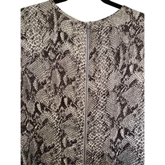 Ann Taylor women’s snake print, tulip skirt midi dress size 14  - Picture 4 of 5